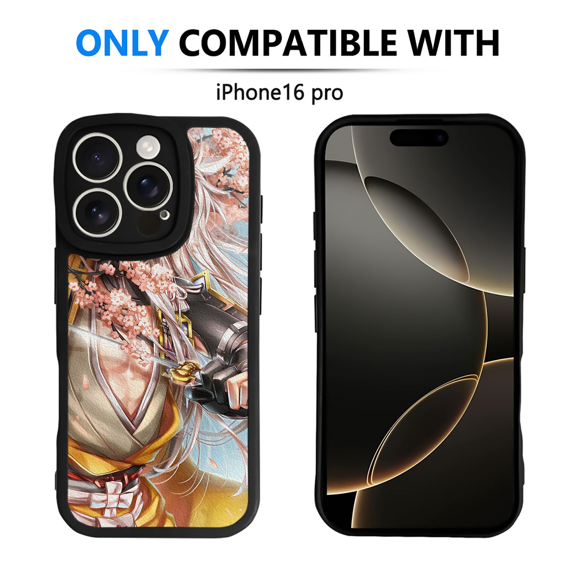 （画像用） 刀剣乱舞 Touken Ranbu 【iPhone 16シリーズ対応】シリコンスマホケース（レザー調） 材質：シリコン